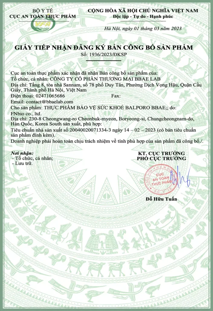 Công bố sản phẩm